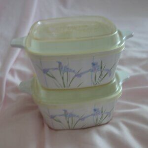 Vintage Corning Ware Shadow Iris 700ml Pans